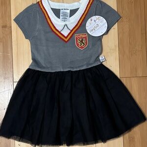 NWT- Harry Potter Gryffindor Girls Dress, Lined Tulle Skirt, Sz 3T
